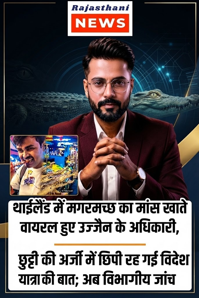 Ujjain Civic Officer Rajkumar Rathore Faces Inquiry After Thailand Crocodile Meat Video Goes Viral